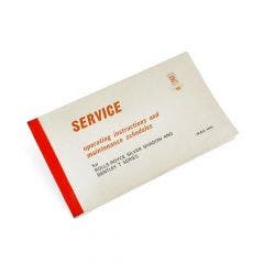 OPERATING INSTRUCTIONS AND MAINTENANCE MANUAL (TSD2410)