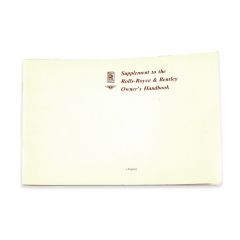 HANDBOOK SUPPLEMENT