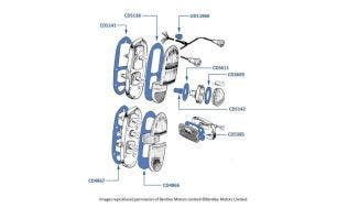 Rear Light & Marker Light Seals (4-door Cars)