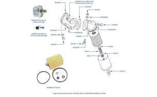 Oil Pressure Transmitter (chassis numbers 01001-26708)