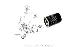 Oil Filter Head (Gaskets, Seals & Lock Tabs) chassis numbers 30000-50757 & 01557-05036