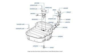 Fuel Tank, 2-Door Cars chassis numbers 01001-07693