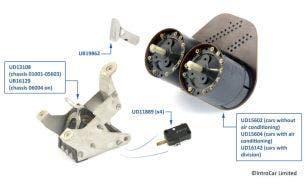 Air Conditioning Switches (chassis numbers 22583-26708, 4-door cars)