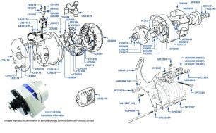 Alternator chassis numbers 04233-14162 (Mulsanne Turbo)