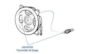 Silver Cloud I & S1 Temperature Transmitter & Gauge
