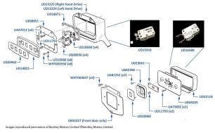 Window Switches (4-door cars) chassis numbers 01001-27799