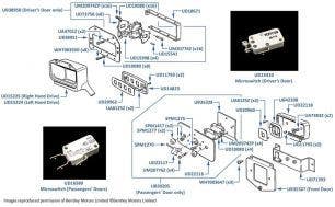 Window Switches (4-Door cars) chassis numbers 31001-66901