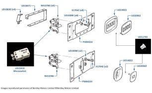 Window Switches, Corniche & Continental, chassis numbers 20010-29290