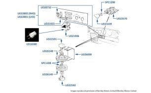 Air Conditioning Switches, chassis numbers 01001-16970