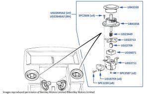 Mirror Switch (4-door cars), chassis numbers 12002-27999