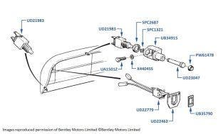 Glove Compartment Switches, chassis numbers 01001-10127