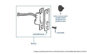 Door Courtesy Light Switches, chassis numbers 05037-29290 (2-door cars)