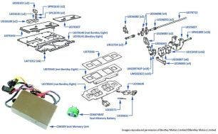 Seat Switches and Seat Memory Unit (4-door cars), chassis numbers 20000-27998