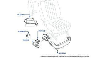 Lumbar Support (4-door cars), chassis numbers 57001-66901