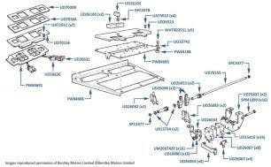Seat Adjustment Switches, memory seats, Corniche & Continental chassis numbers 21600-29290