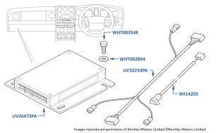 Ride Control Electronic Control Units, Continental R & Azure, chassis numbers 62094-63577 & 01001-01876