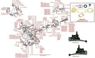 Rear Shock Absorber, Silver Cloud I-III & S1-3