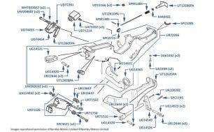 Parking Brake Pedal, Turbo R, Turbo RL & Turbo RT, chassis numbers 59583-66750