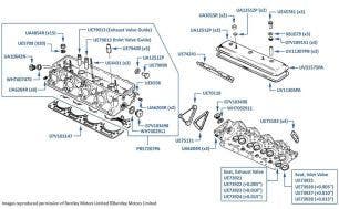 Cylinder Heads, Azure, chassis numbers 62086-62666 & 01001-01238