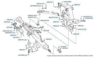 Upper Steering Column, Turbo R, chassis numbers 44002-55759