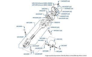 Lower Column Linkage, Silver Spirit, Bentley Eight, Mulsanne, Mulsanne S & Mulsanne SL