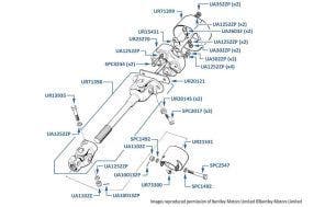 Lower Column Linkage, Flying Spur, Silver Dawn & Touring Limousine