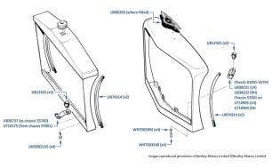 Grille Seals 4-door (1980-99)