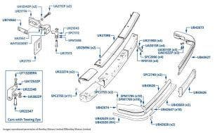 Front Bumper, Mulsanne Turbo, chassis numbers 13803-14162 (other than USA, Canada, Japan & Middle East)