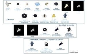 Bonnet/Hood Trim & Insulation Clips 1980-2003