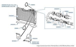 Air Conditioning Condensor, Silver Spur, chassis numbers 09557-13896 (other than USA, Middle East & Japan)