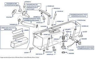 Fuel Tank, Azure, chassis numbers 62000-62666 & 01001-01238 (cars with On Road Vapour Recovery)
