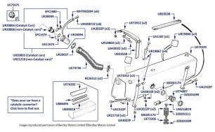 Fuel Tank, Corniche & Continental, chassis numbers 40001-50170