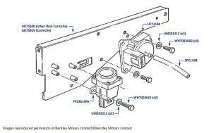 Air Pressure Transducer & Fuel Cut Off Switch, Silver Spirit & Silver Spur, chassis numbers 54001-54602
