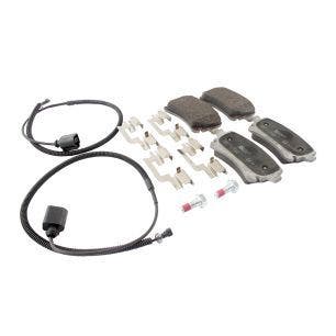 1 SET: BRAKE PADS WITH WEAR INDICATOR FOR DISC BRAKE
