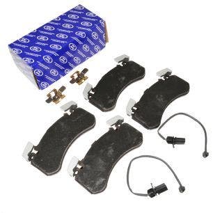 FRONT PAD SET (WITH SENSORS AND SPRINGS)