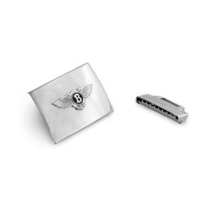 BENTLEY CHROMED BELT BUCKLE