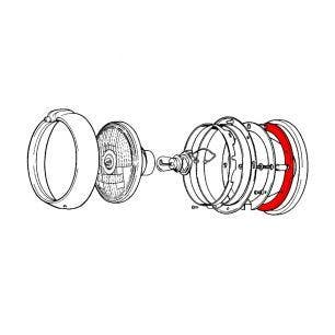 HEADLIGHT BOWL TO WING / FENDER SEAL