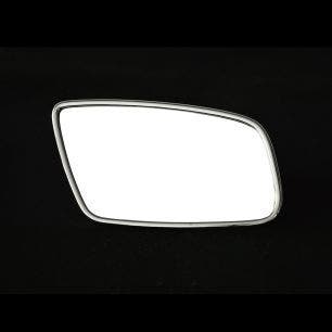 RIGHT HAND HEATED DOOR MIRROR GLASS (CONVEX, CHROME BEZEL)