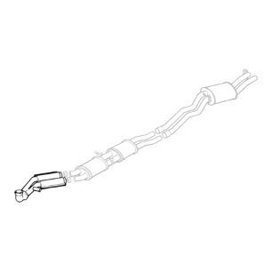 COLLECTOR BOX AND PIPES EXHAUST ASSEMBLY