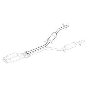 REAR SILENCER RH