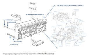 Facia Switches, Turbo R, chassis numbers 31004-36306