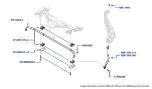 Anti-Roll Bar (Front, Standard), New Flying Spur (2020-2023)