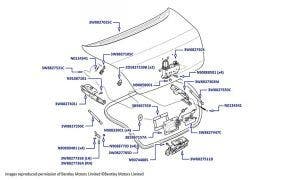 Boot/Trunk Lid, Continental GT (2004-2005)