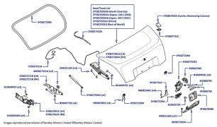 Boot/Trunk Lid, Mulsanne (2011-2021)