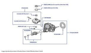 Brake Servo, Master Cylinder & Reservoir, New Flying Spur (2020-2023, Hybrid)