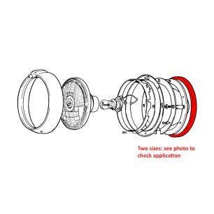 HEADLIGHT BEZEL TO WING / FENDER SEAL (11 MM X 1 METER)