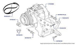 Compressor, Arnage R, Arnage RL, Arnage T, Arnage Final Series, Arnage Blue Train, Arnage Diamond Series, Azure & Brooklands Coupe (all chassis)