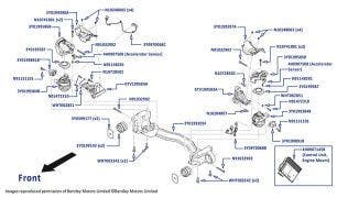 Engine Mounting (Hydro Electric), Mulsanne (2017-2021)