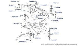 Expansion Tank, Arnage R (chassis 10101-11658), Arnage RL (chassis 19301-19449), Arnage T (chassis 10100-11660), Arnage Diamond Series (all chassis), Arnage Blue Train (all chassis) & Azure (chassis 11142-11686)