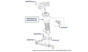 Front Air Spring, Flying Spur (2014-2019)